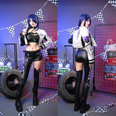 Exclusive Halloweez Acheron Cosplay Costume from Honkai Star Rail - Galaxy Rangers Racing Suit for Women - Halloweez